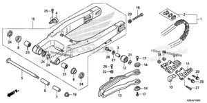 Нажмите для увеличения Swingarm