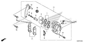 Нажмите для увеличения Front Brake Caliper