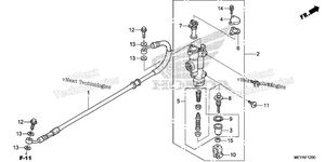 Нажмите для увеличения Rear Brake Master Cylinder