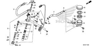 Нажмите для увеличения Rear Brake Master Cylinder