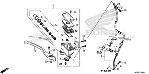 Нажмите для увеличения Front Brake Master Cylinder (1)