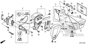 Нажмите для увеличения Side Cover + Tools + Combination Switch