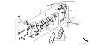 Нажмите для увеличения Front Brake Caliper (1)