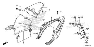 Нажмите для увеличения Seat@Rear Cowl