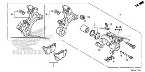 Нажмите для увеличения Rear Brake Caliper