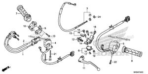 Нажмите для увеличения Handle Lever@Switch@Cable