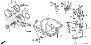 Нажмите для увеличения Oil Pan@Oil Pump