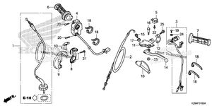 Нажмите для увеличения Handle Lever + Switch + Cable