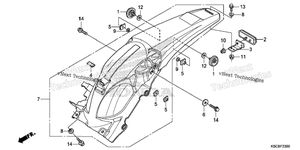 Нажмите для увеличения Rear Fender