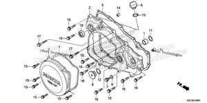 Нажмите для увеличения Right Crankcase Cover