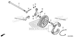 Нажмите для увеличения Rear Brake Panel