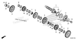 Нажмите для увеличения Transmission (Countershaft)