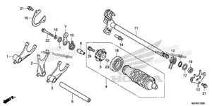 Нажмите для увеличения Gearshift Drum (1)