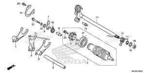 Нажмите для увеличения Gearshift Drum (1)