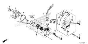 Нажмите для увеличения Left Rear Cover + Clutch Slave Cylinder