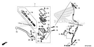 Нажмите для увеличения Front Brake Master Cylinder (1)