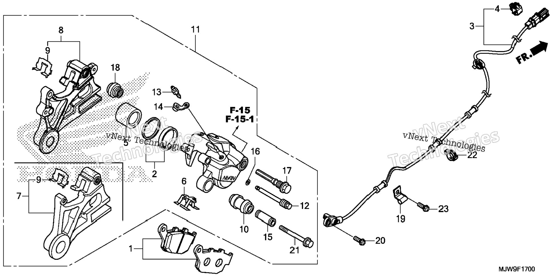 Rear Brake Caliper