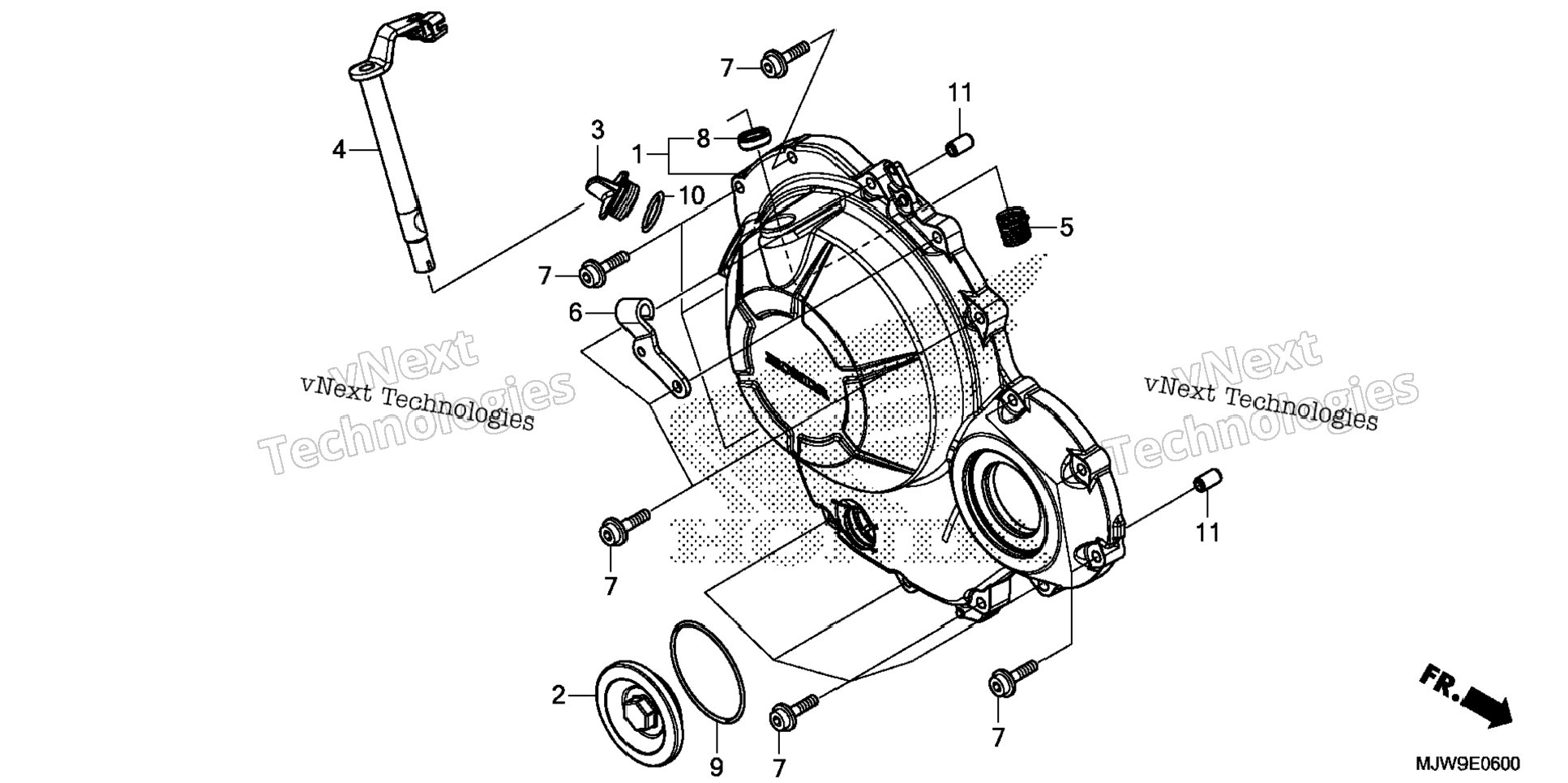 Right Crankcase Cover