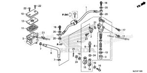 Нажмите для увеличения Rear Brake Master Cylinder (1)