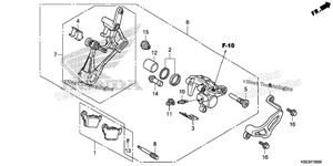 Нажмите для увеличения Rear Brake Caliper