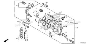 Нажмите для увеличения Front Brake Caliper