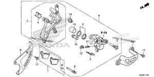 Нажмите для увеличения Rear Brake Caliper