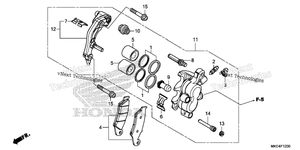 Нажмите для увеличения Front Brake Caliper