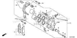 Нажмите для увеличения Front Brake Caliper