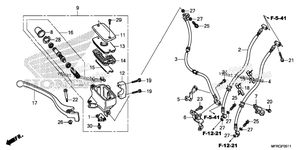 Нажмите для увеличения Front Brake Master Cylinder (3)