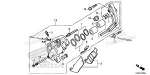 Нажмите для увеличения Front Brake Caliper (Standard)
