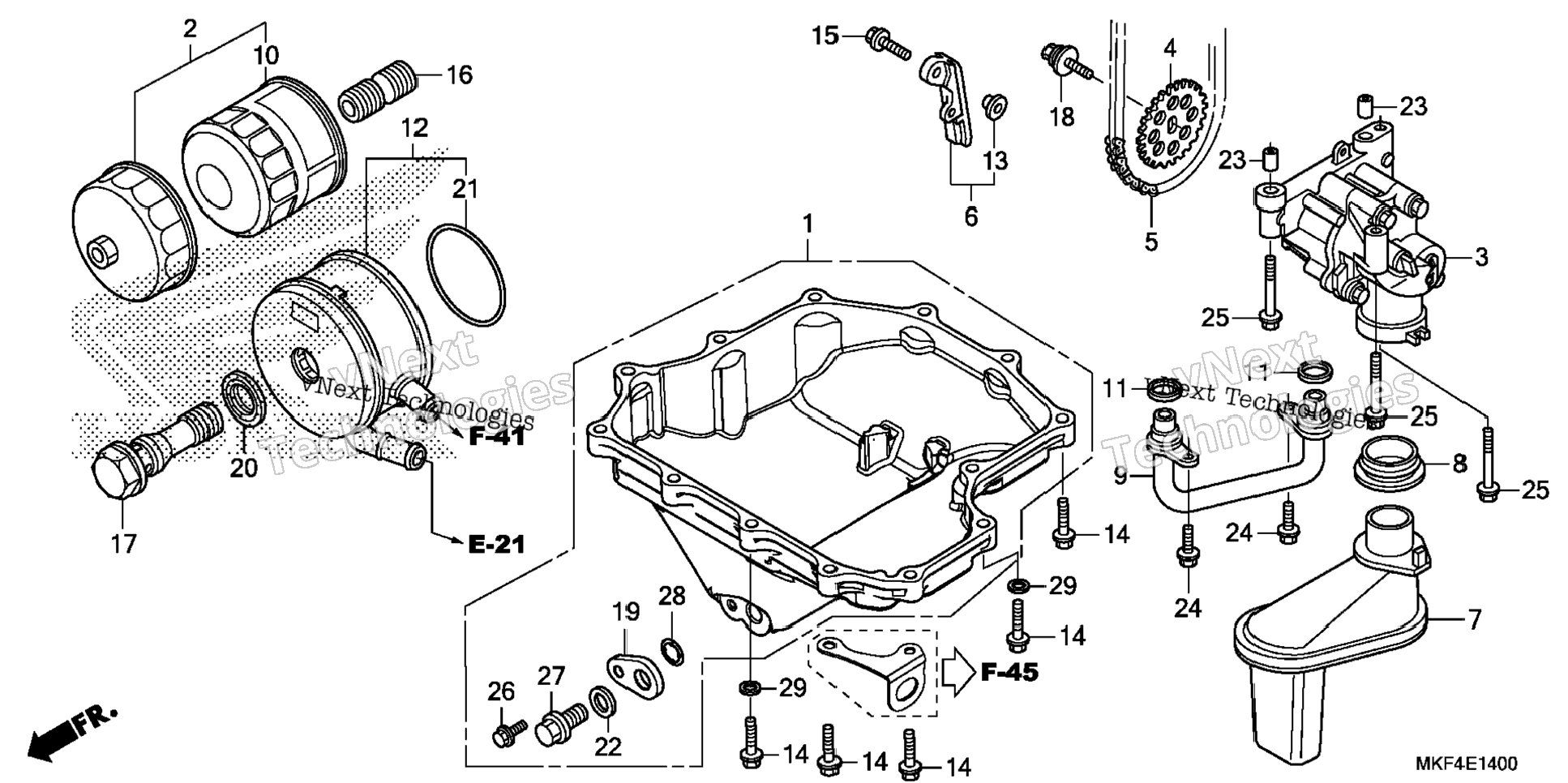 Oil Pan@Oil Pump