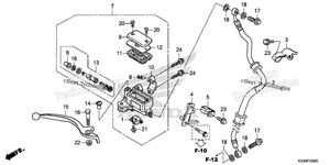 Front Brake Master Cylinder (Standard)
