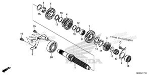 Нажмите для увеличения Transmission (Mainshaft)