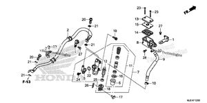 Нажмите для увеличения Rear Brake Master Cylinder (1)