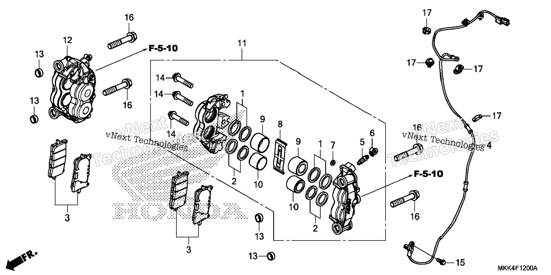 Front Brake Caliper