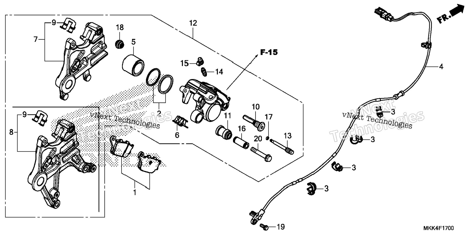 Rear Brake Caliper