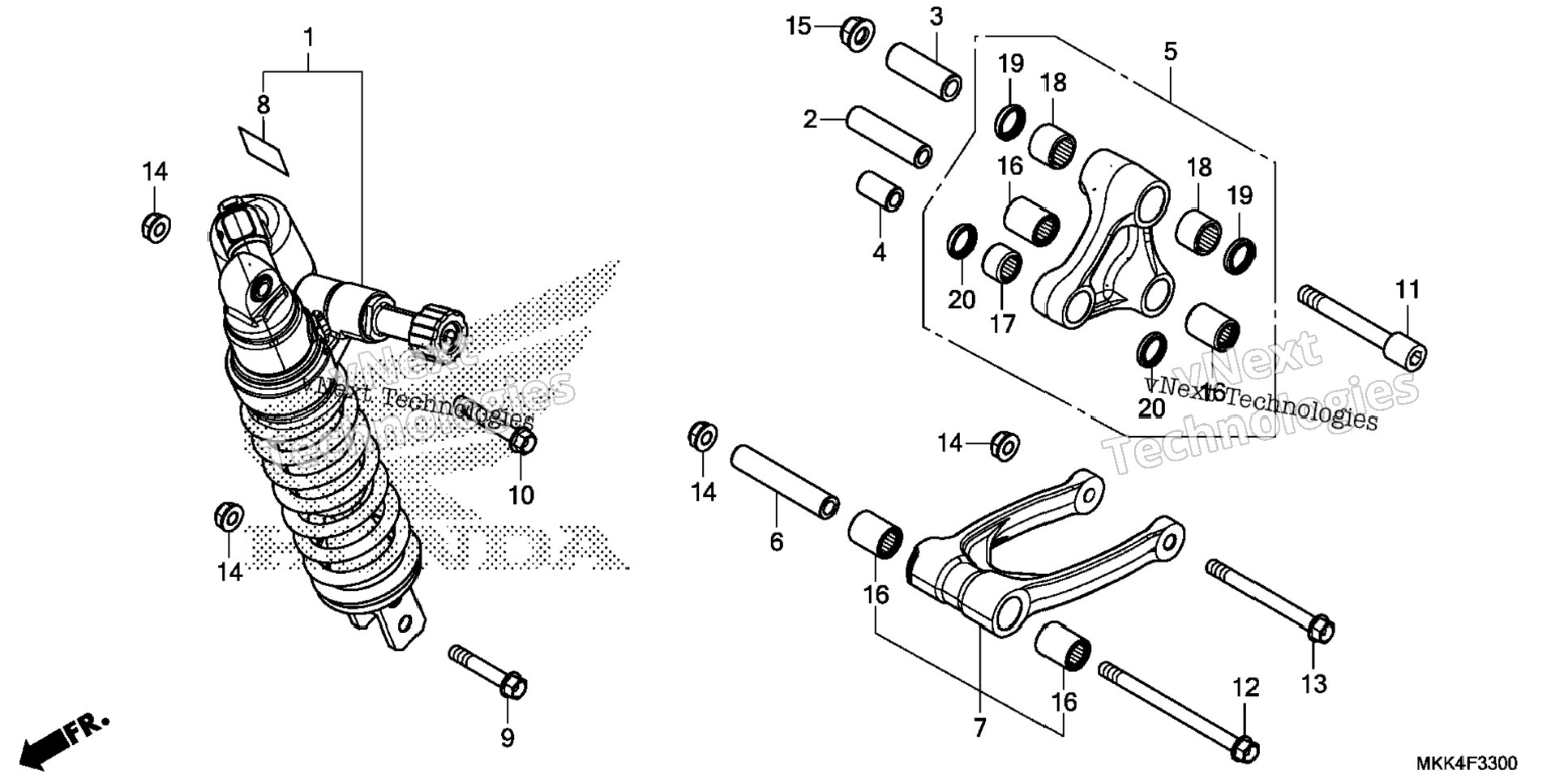 Rear Shock Absorber