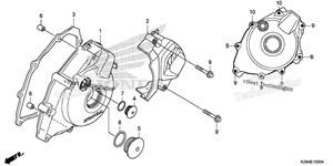 Нажмите для увеличения Left Crankcase Cover