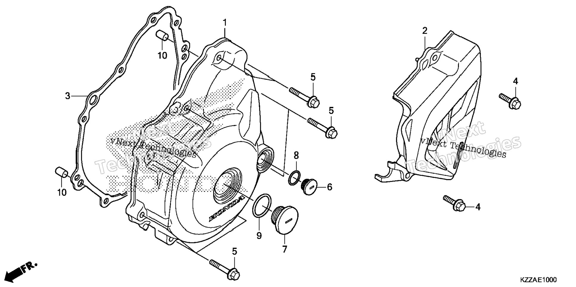 Left Crankcase Cover