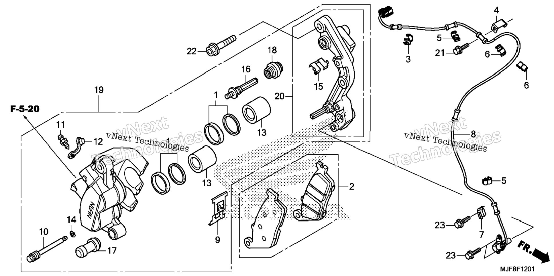 Front Brake Caliper (2)
