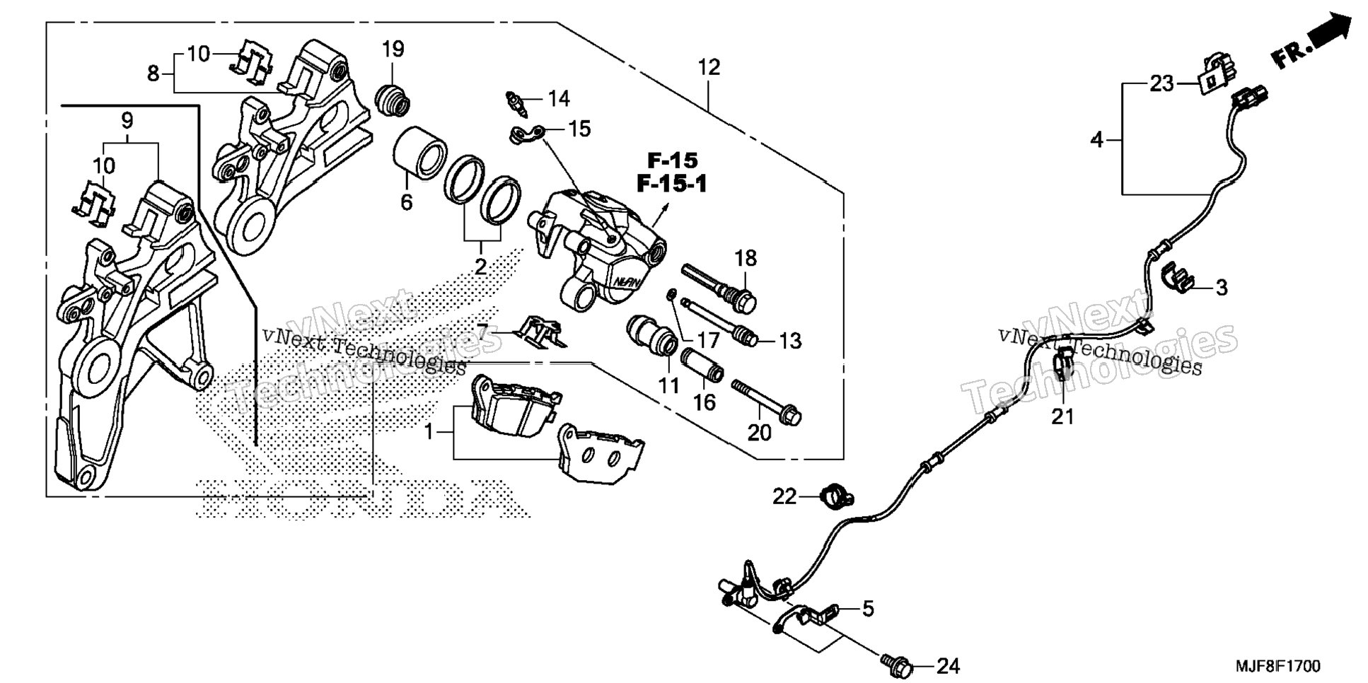 Rear Brake Caliper
