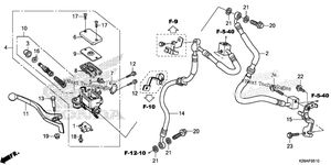 Front Brake Master Cylinder (Abs)