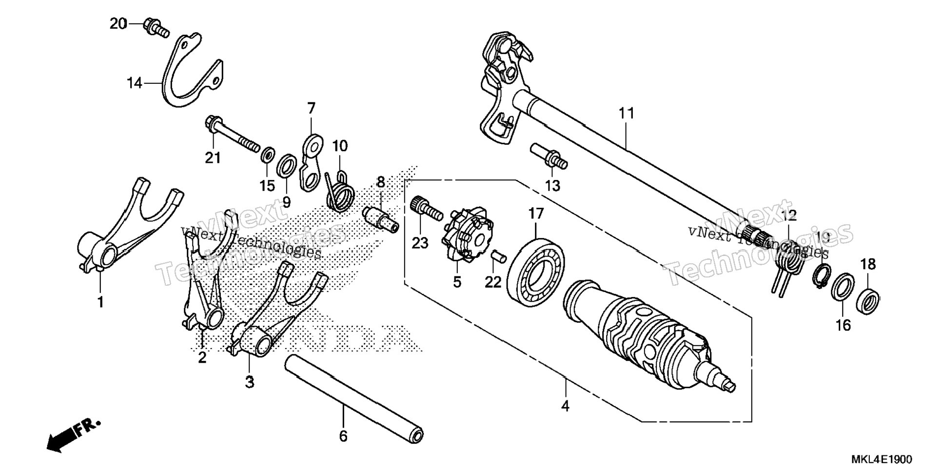 Gearshift Drum (1)