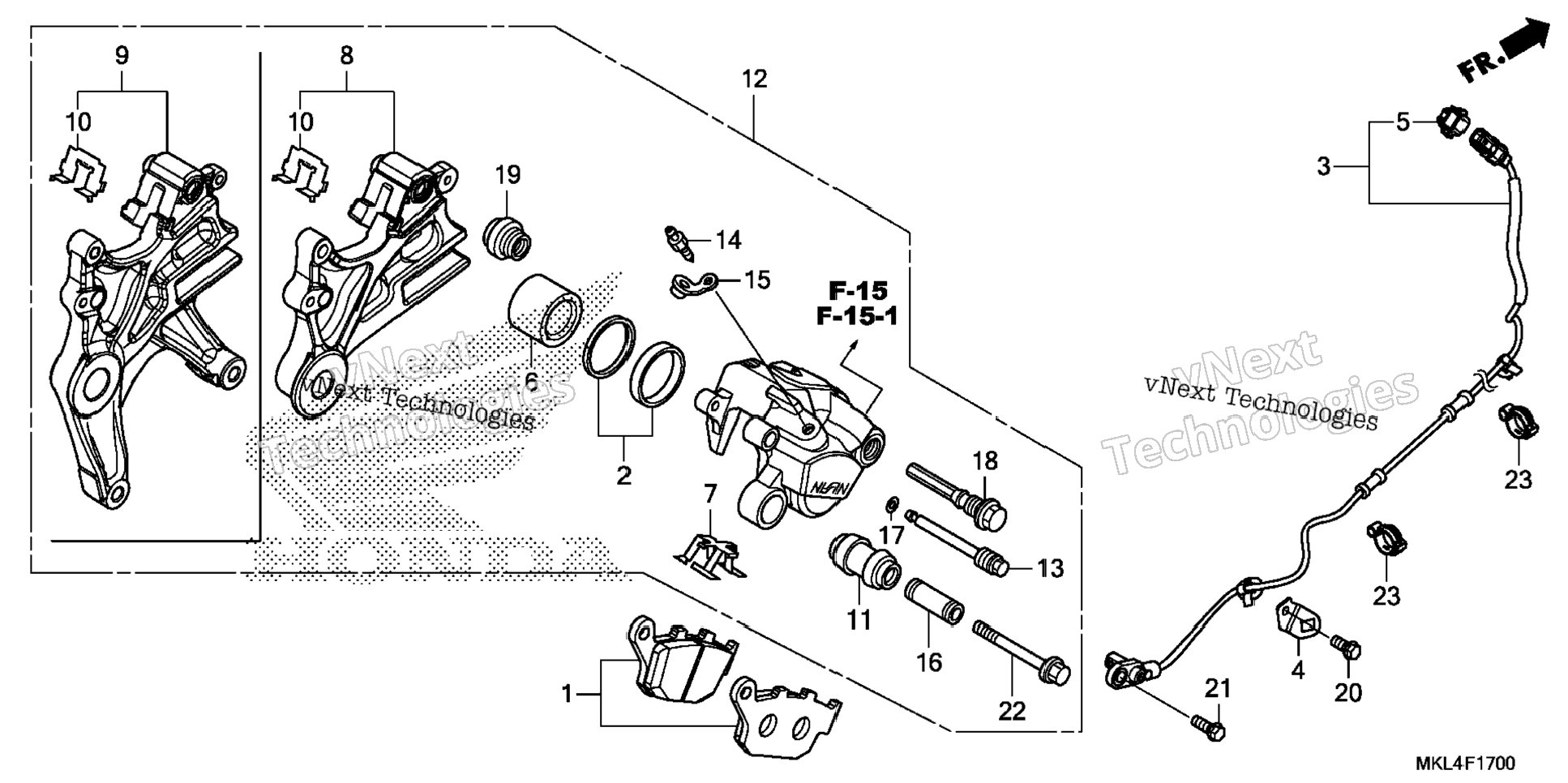 Rear Brake Caliper