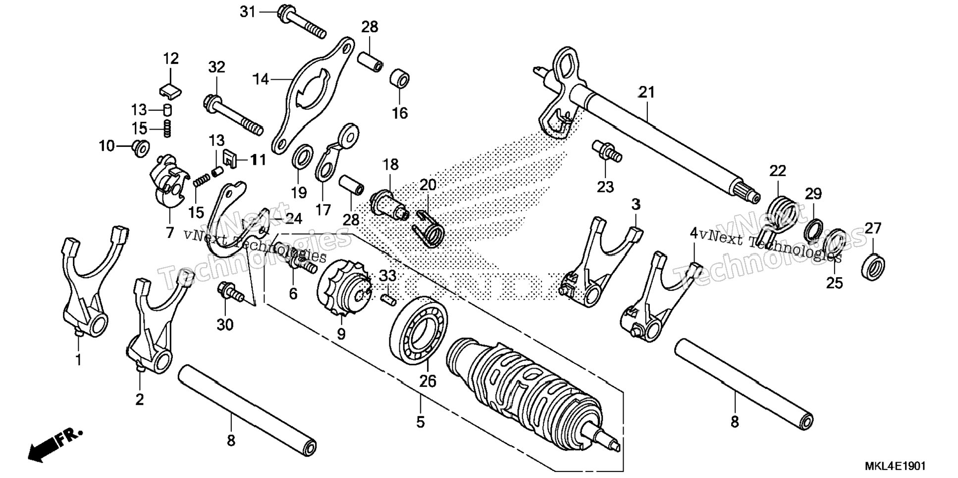 Gearshift Drum (2)