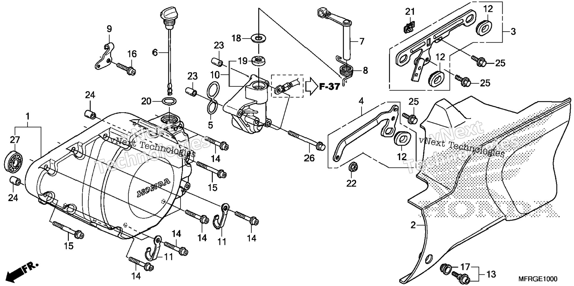 Left Crankcase Cover