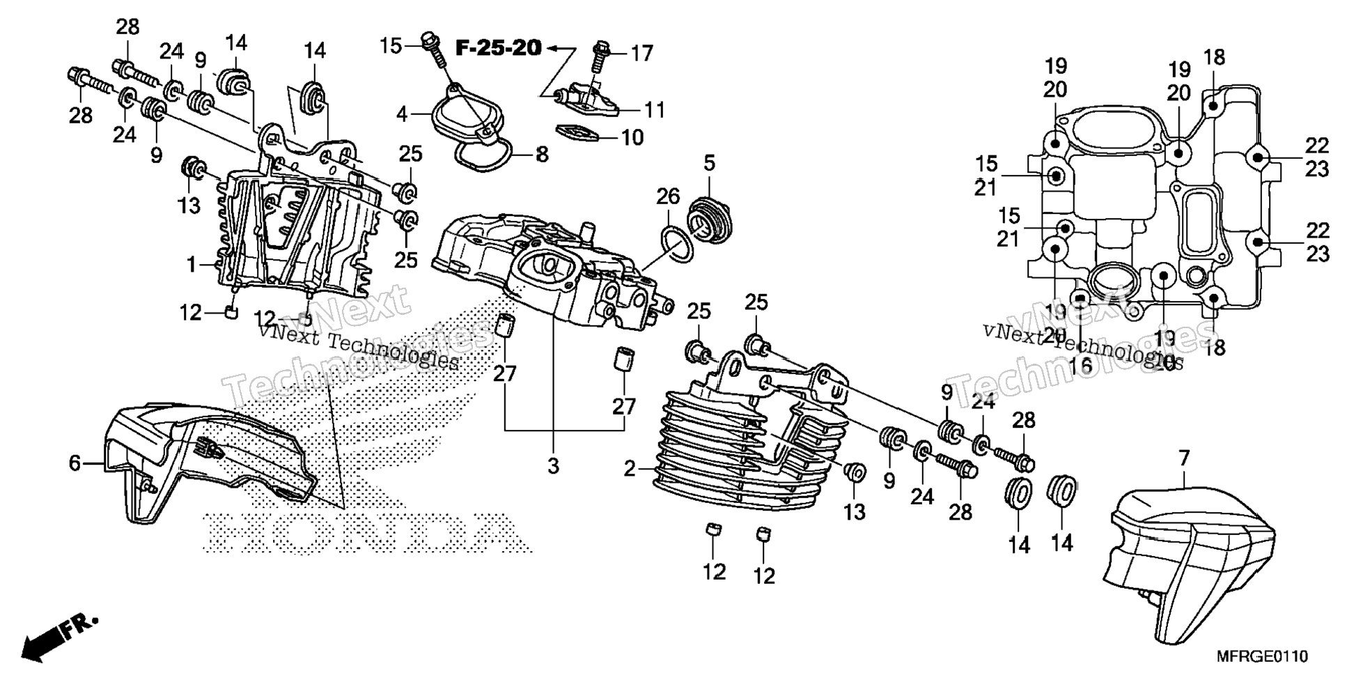 Rear Cylinder Head Cover