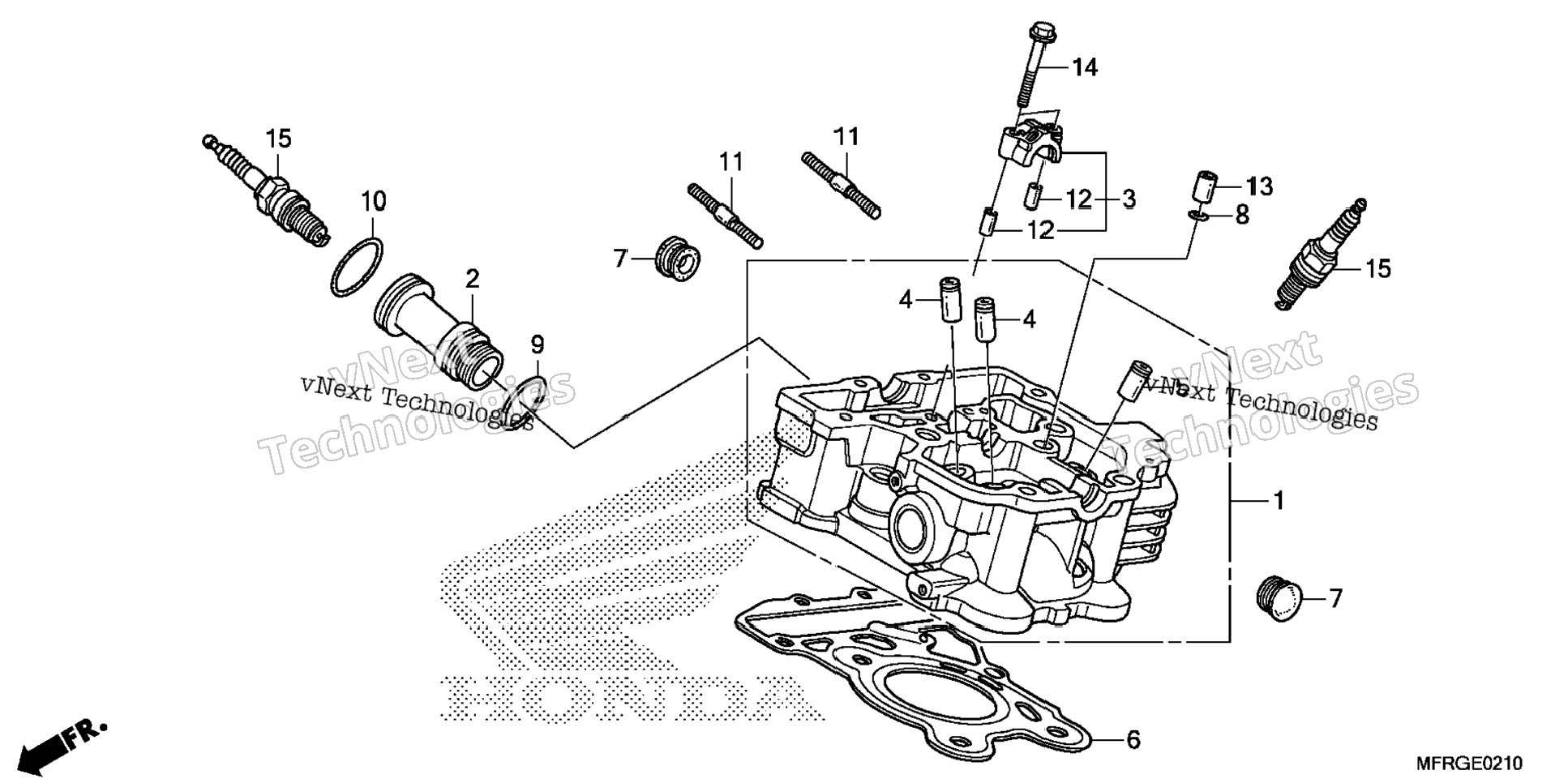 Rear Cylinder Head