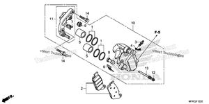 Нажмите для увеличения Front Brake Caliper (1)