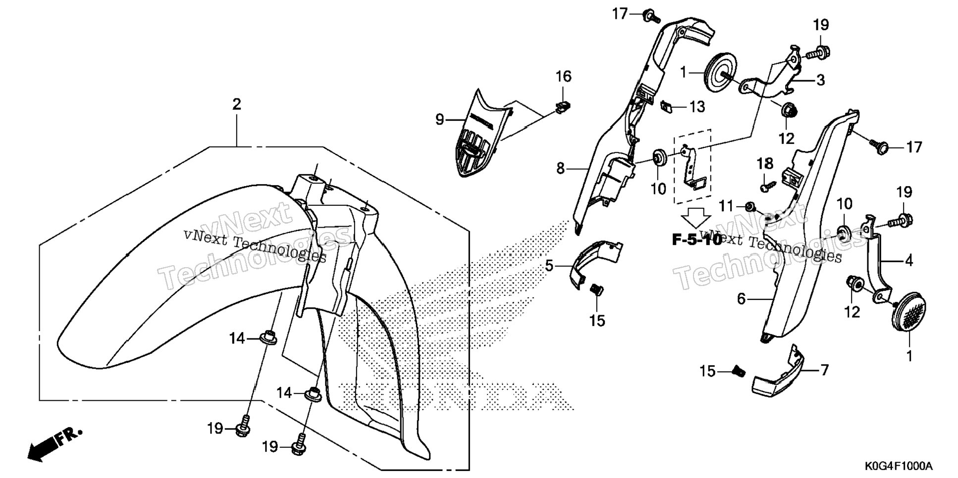 Front Fender@Front Fork Cover